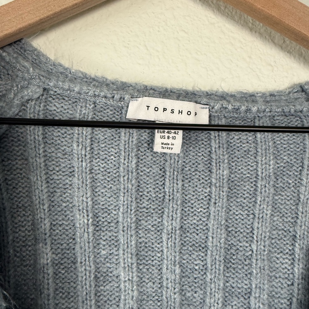 TOPSHOP Ribbed Button Cardigan Medium - Picture 4 of 4
